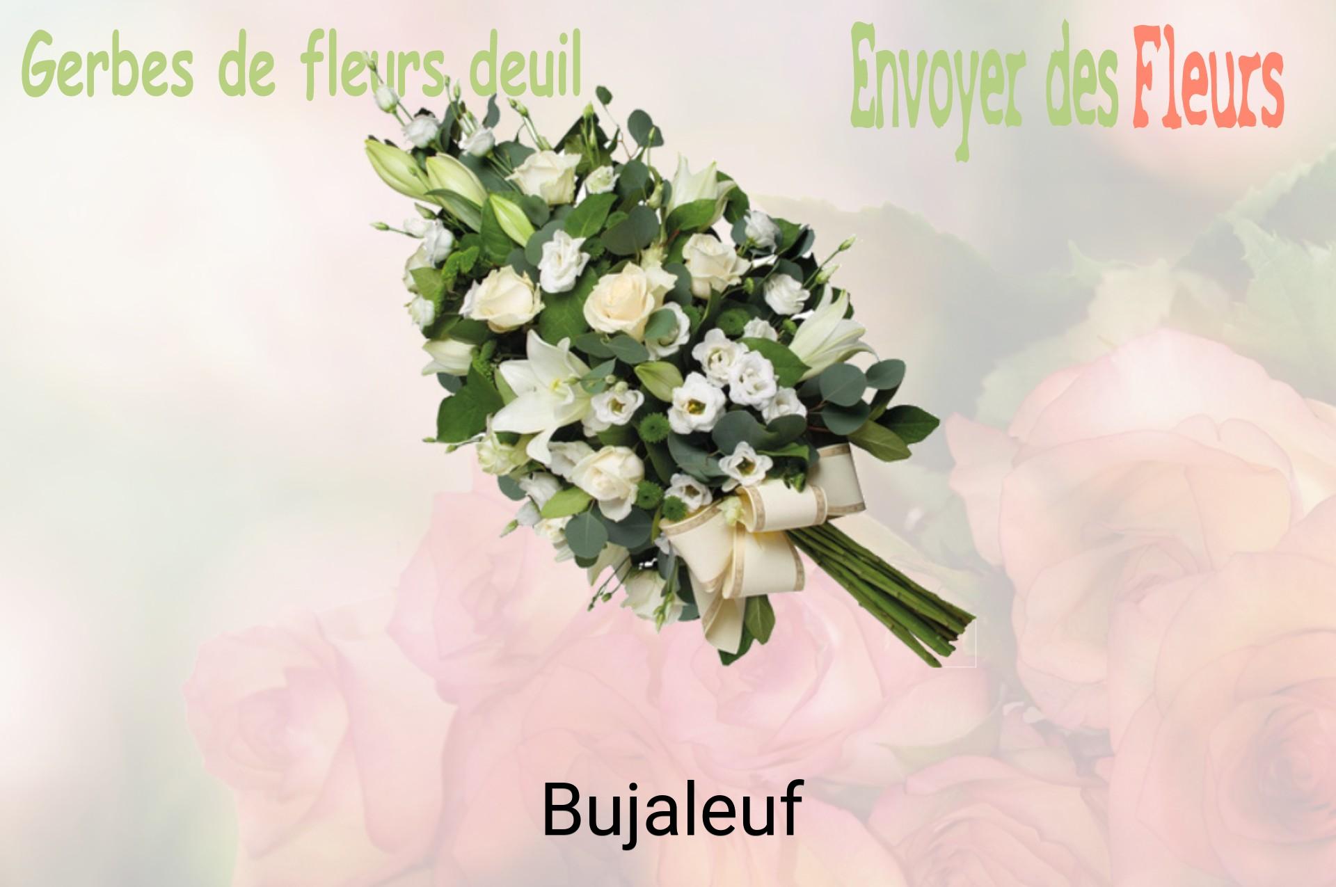 Gerbe de fleurs de deuil livrée à Bujaleuf